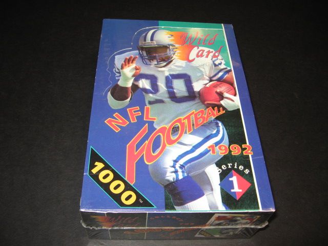 1992 Wild Card NFL Football Series 1 Box