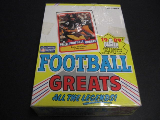 1989 Swell Football Greats Unopened Wax Box