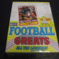 1989 Swell Football Greats Unopened Wax Box