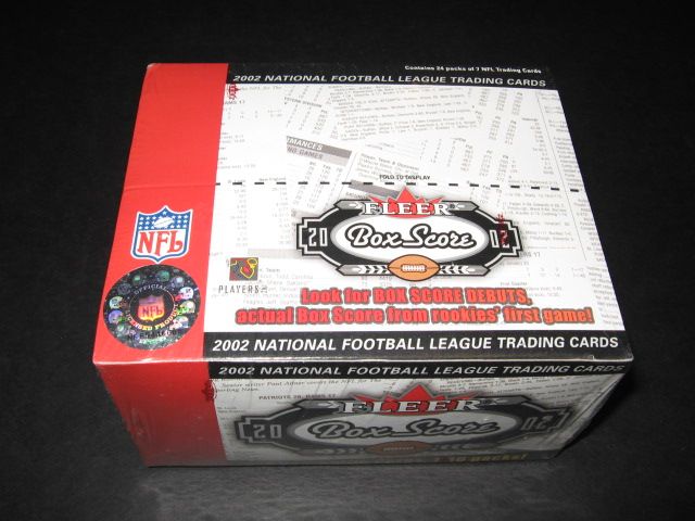 2002 Fleer Box Score Football Box (Retail)