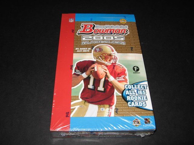 2005 Bowman Football 1st Edition Box (HTA)