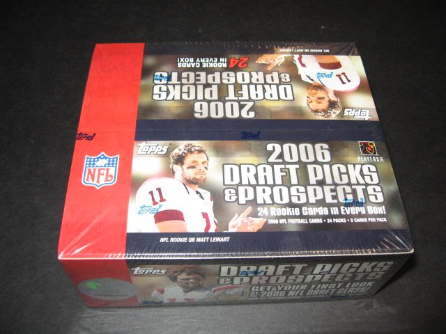 2006 Topps Draft Picks & Prospects Football Box (Retail)