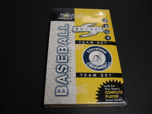 1998 Pinnacle Baseball Cleveland Indians Team Box (Hobby)