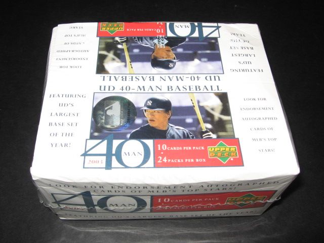 2003 Upper Deck 40 Man Baseball Box (Retail)