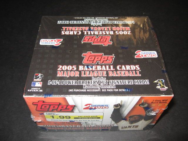 2005 Topps Baseball Series 2 Box (Retail) (24/12)