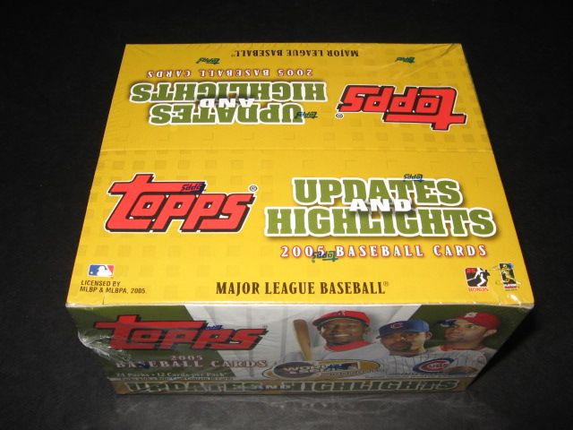 2005 Topps Updates and Highlights Baseball Box (Retail)