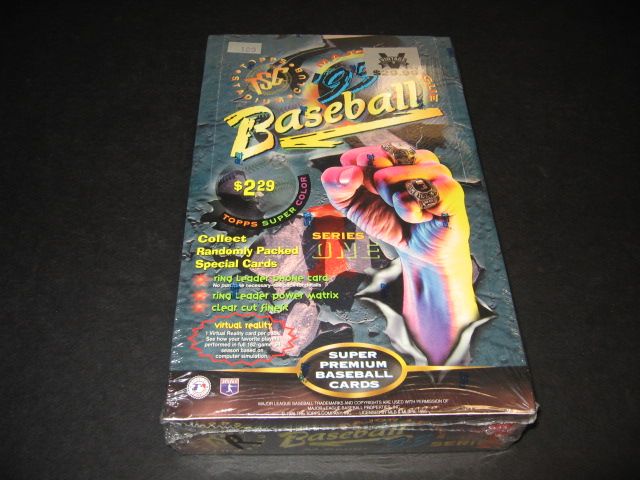 1995 Topps Stadium Club Baseball Series 1 Box (Retail) (Priced)
