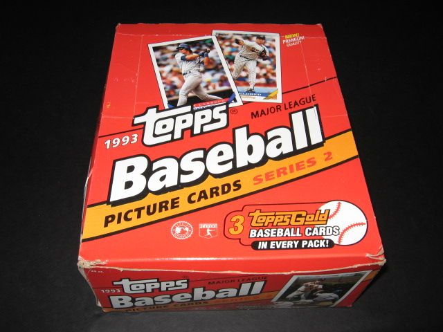 1993 Topps Baseball Series 2 Rack Box