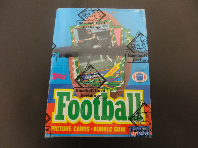 1986 Topps Football Unopened Wax Box (BBCE) (X-Out)