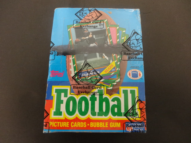 1986 Topps Football Unopened Wax Box