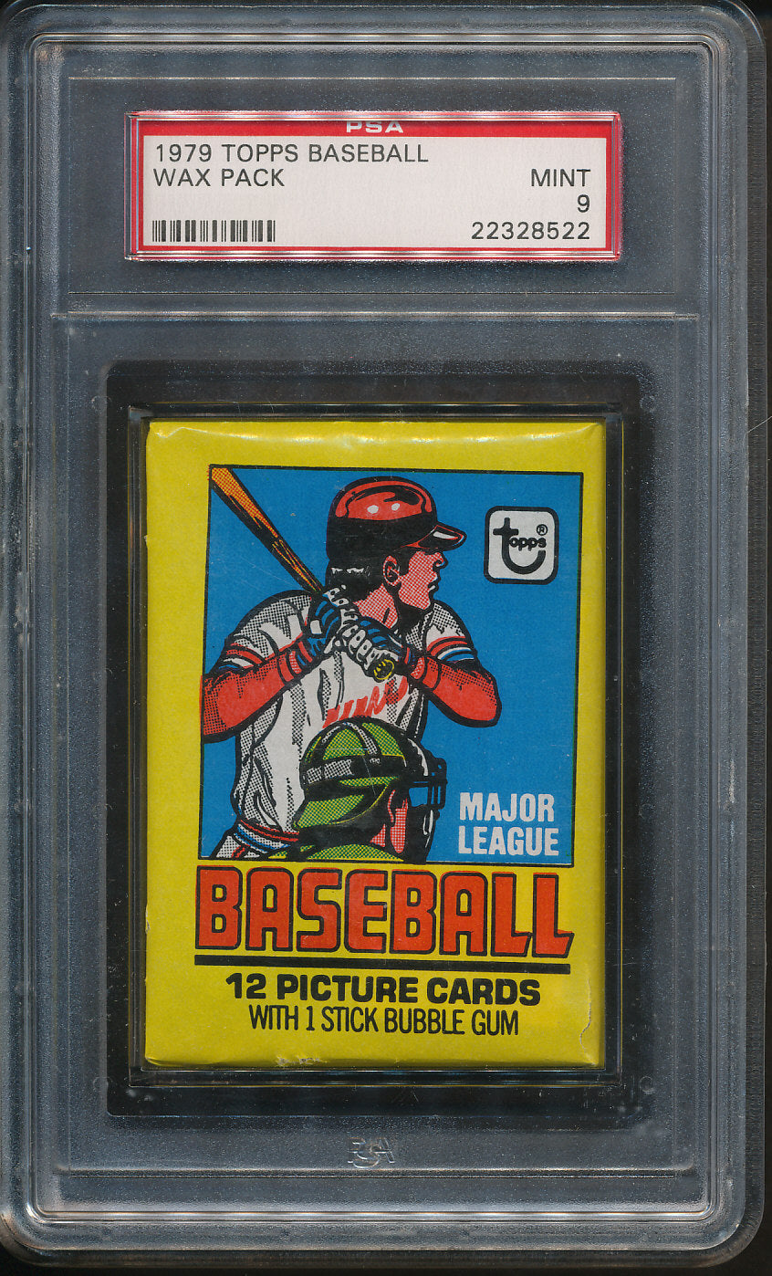 1979 Topps Baseball Unopened Wax Pack PSA 9