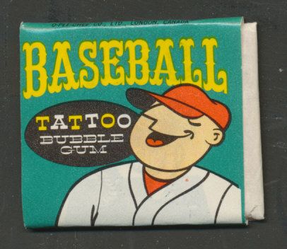 1960 OPC O-Pee-Chee Tattoos Unopened Pack