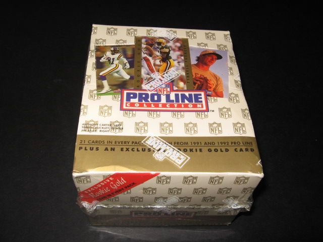 1992 Pro Line Collection Football Box (Gold)