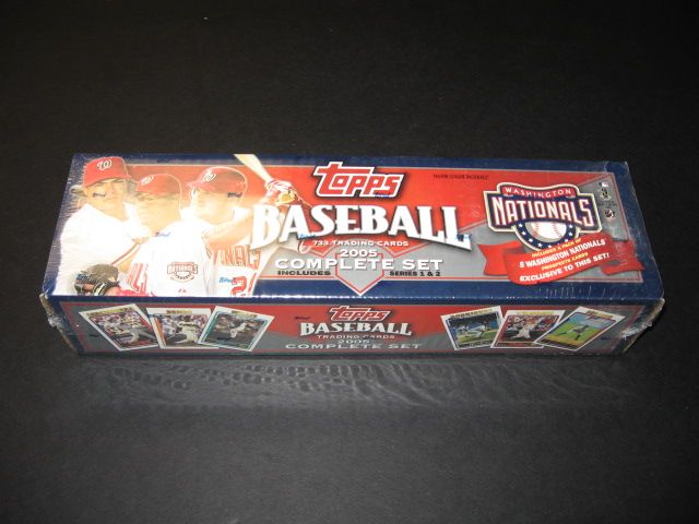 2005 Topps Baseball Factory Set (Nationals)