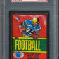 1980 Topps Football Unopened Wax Pack PSA 8