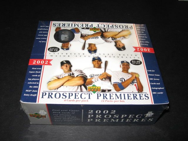 2002 Upper Deck Prospect Premieres Baseball Box (Retail)