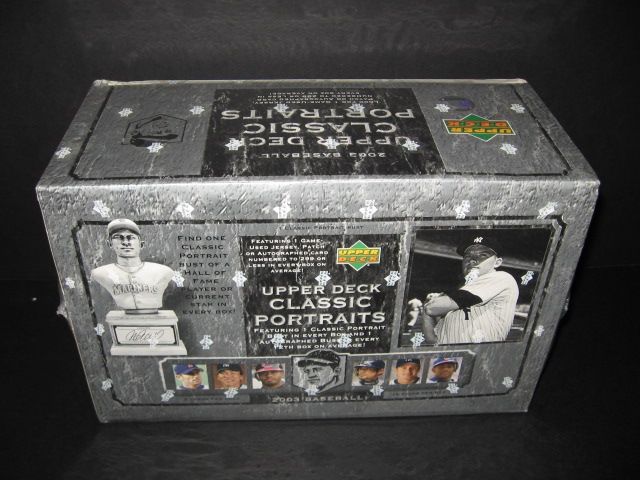 2003 Upper Deck Classic Portraits Baseball Box (w/ Bust)