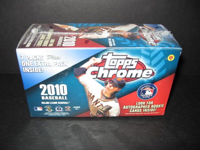 2010 Topps Chrome Baseball Blaster Box (8/4)