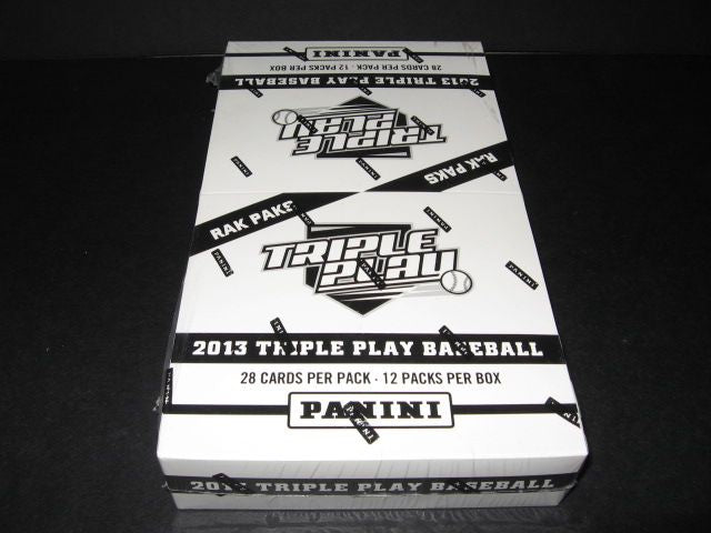 2013 Panini Triple Play Baseball Rack Box (12/28)