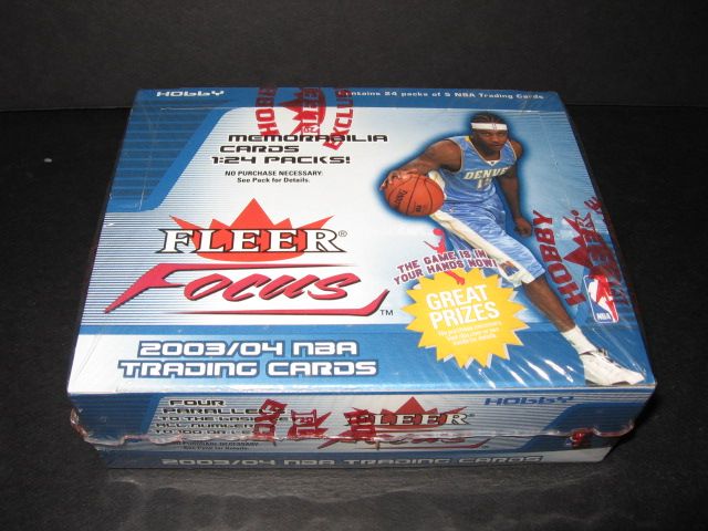 2003/04 Fleer Focus Basketball Box (Hobby)
