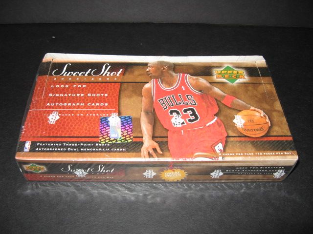 2003/04 Upper Deck Sweet Shot Basketball Box
