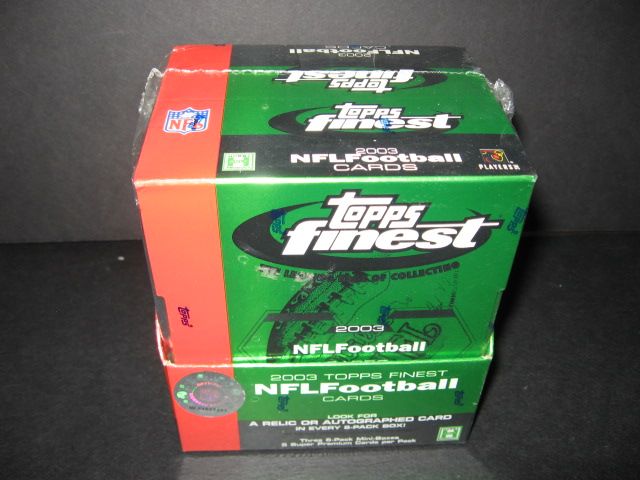 2003 Topps Finest Football Box (Hobby)