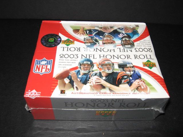 2003 Upper Deck Football Honor Roll Football Box