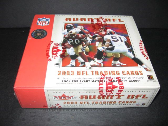 2003 Fleer Avant Football Box (Hobby)