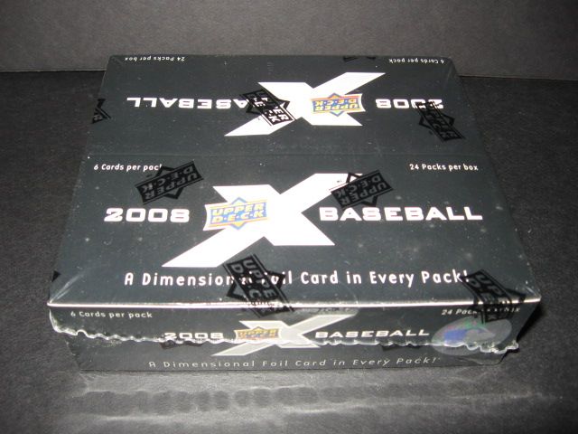 2008 Upper Deck X UDX Baseball Box (Retail)