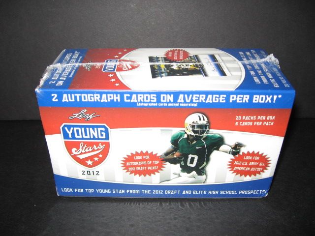 2012 Leaf Young Stars Football Box