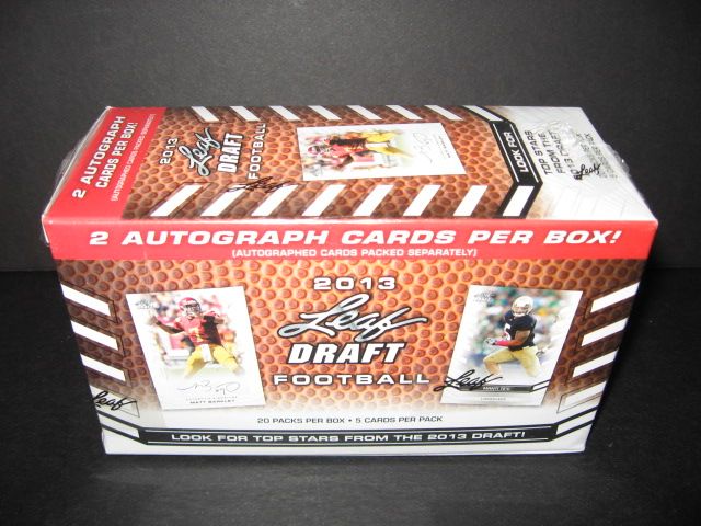 2013 Leaf Draft Football Box