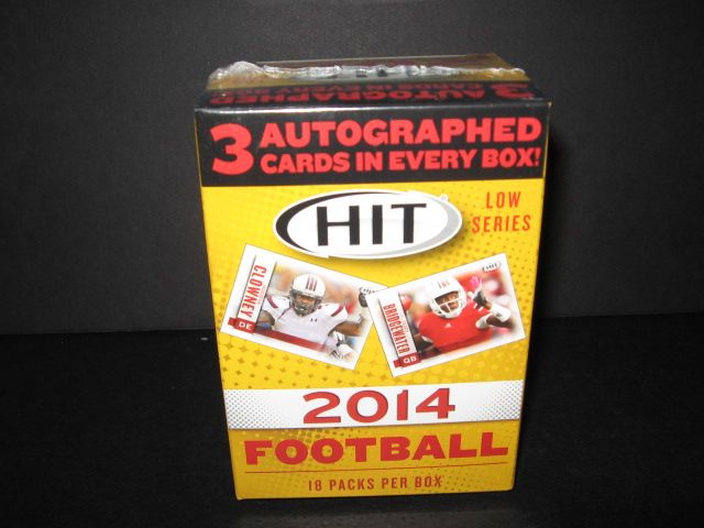 2014 Sage Hit Football Low Series Blaster Box (18/4)