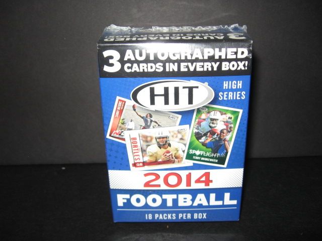 2014 Sage Hit Football High Series Blaster Box (18/4)