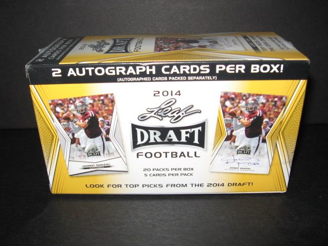 2014 Leaf Draft Football Box