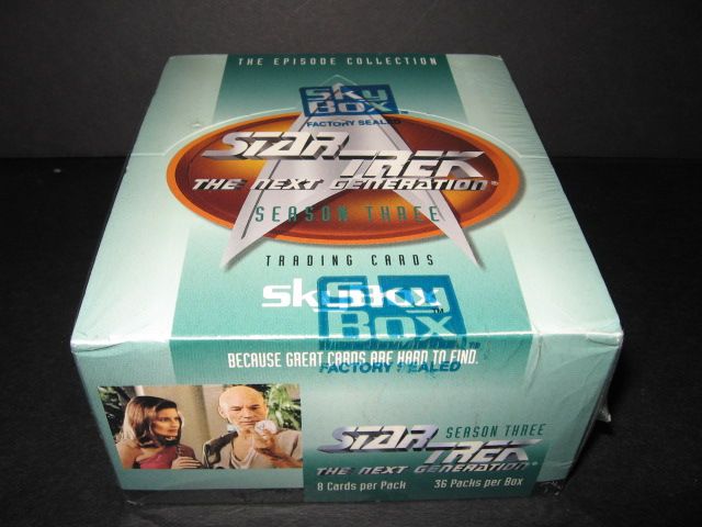 1995 Skybox Star Trek The Next Generation Season 3 Box (36/)