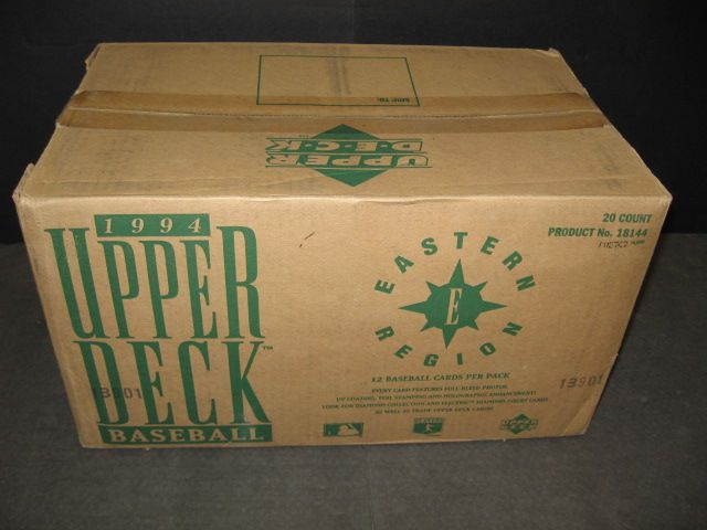 1994 Upper Deck Baseball Series 1 Case (Hobby) (Eastern) (20 Box)