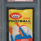 1962 Fleer Football Unopened Wax Pack PSA 8