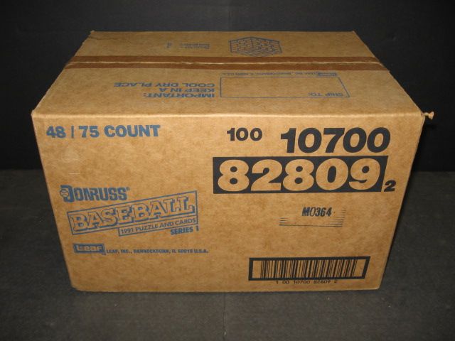 1991 Donruss Baseball Series 1 Blister Rack Case (48/75) (82809)