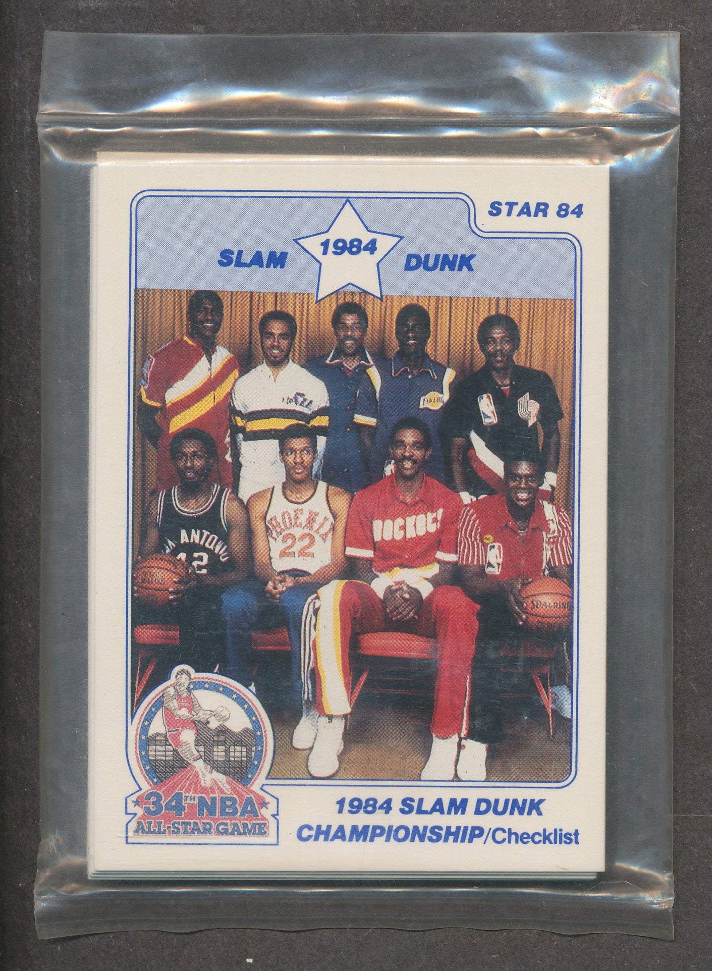 1984 Star Basketball Slam Dunk Complete Set (Sealed)