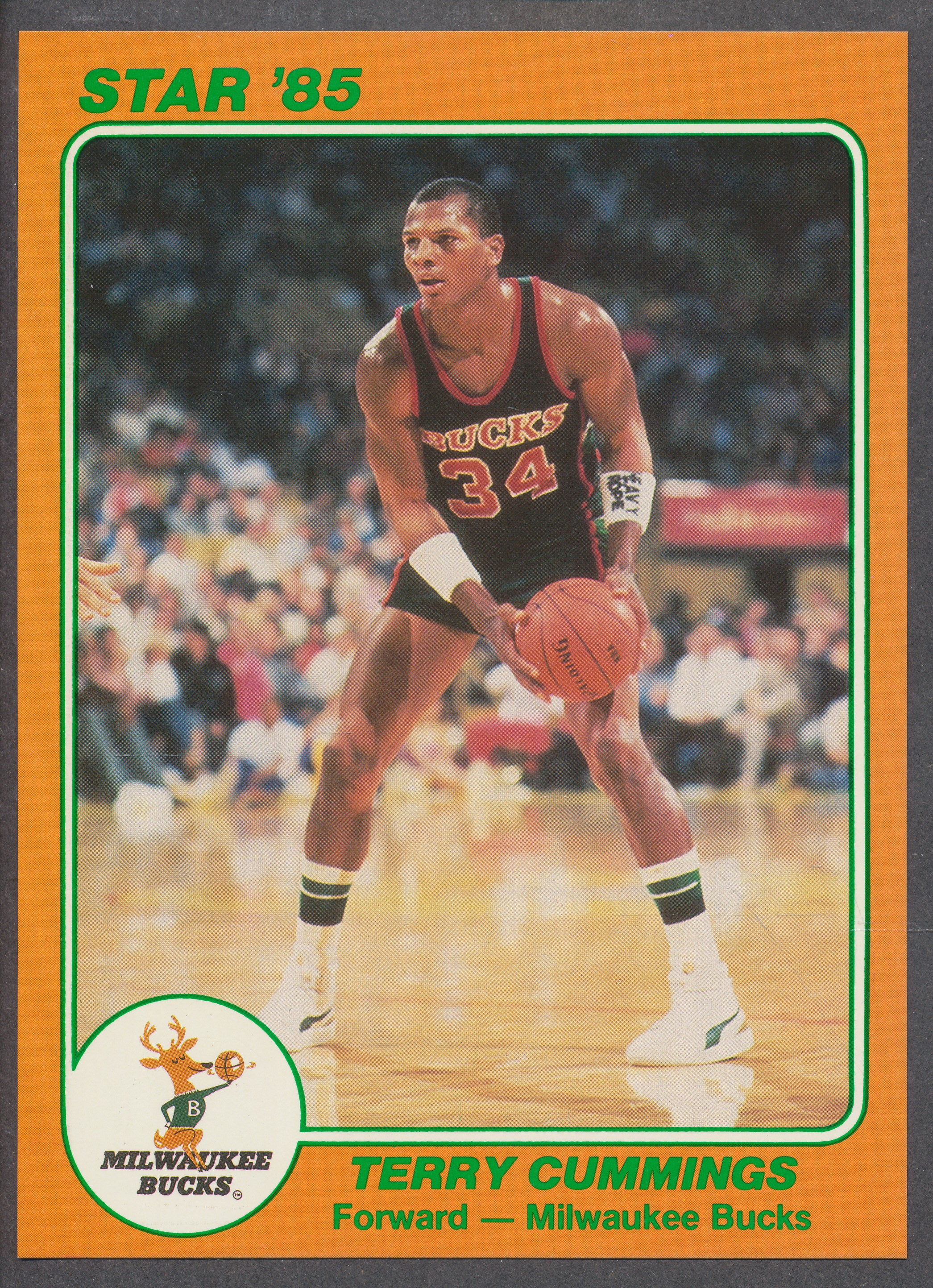 1985 Star Basketball Bucks 5x7 Complete Set NM/MT