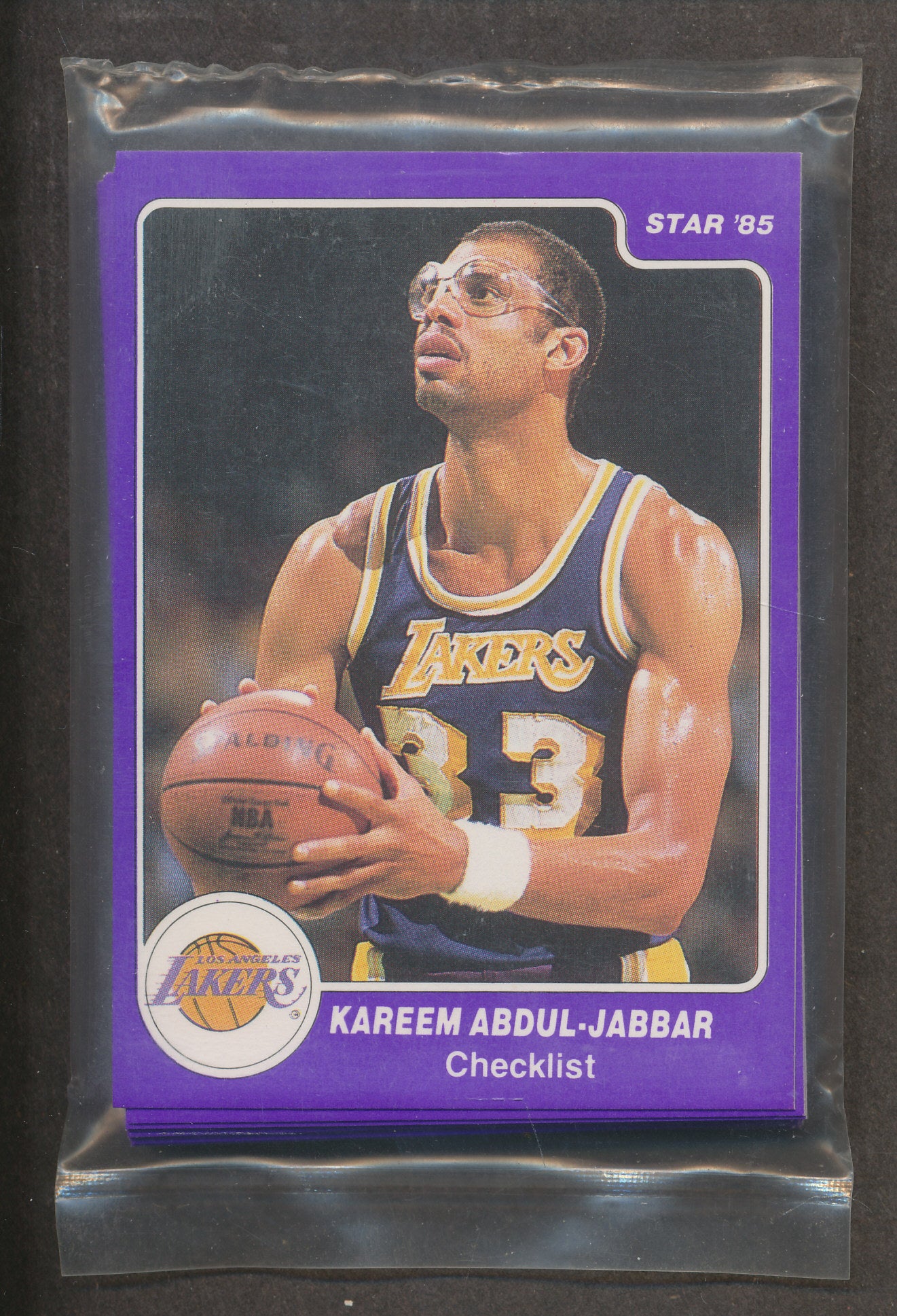 1985 Star Basketball Abdul-Jabbar Complete Set (Sealed)