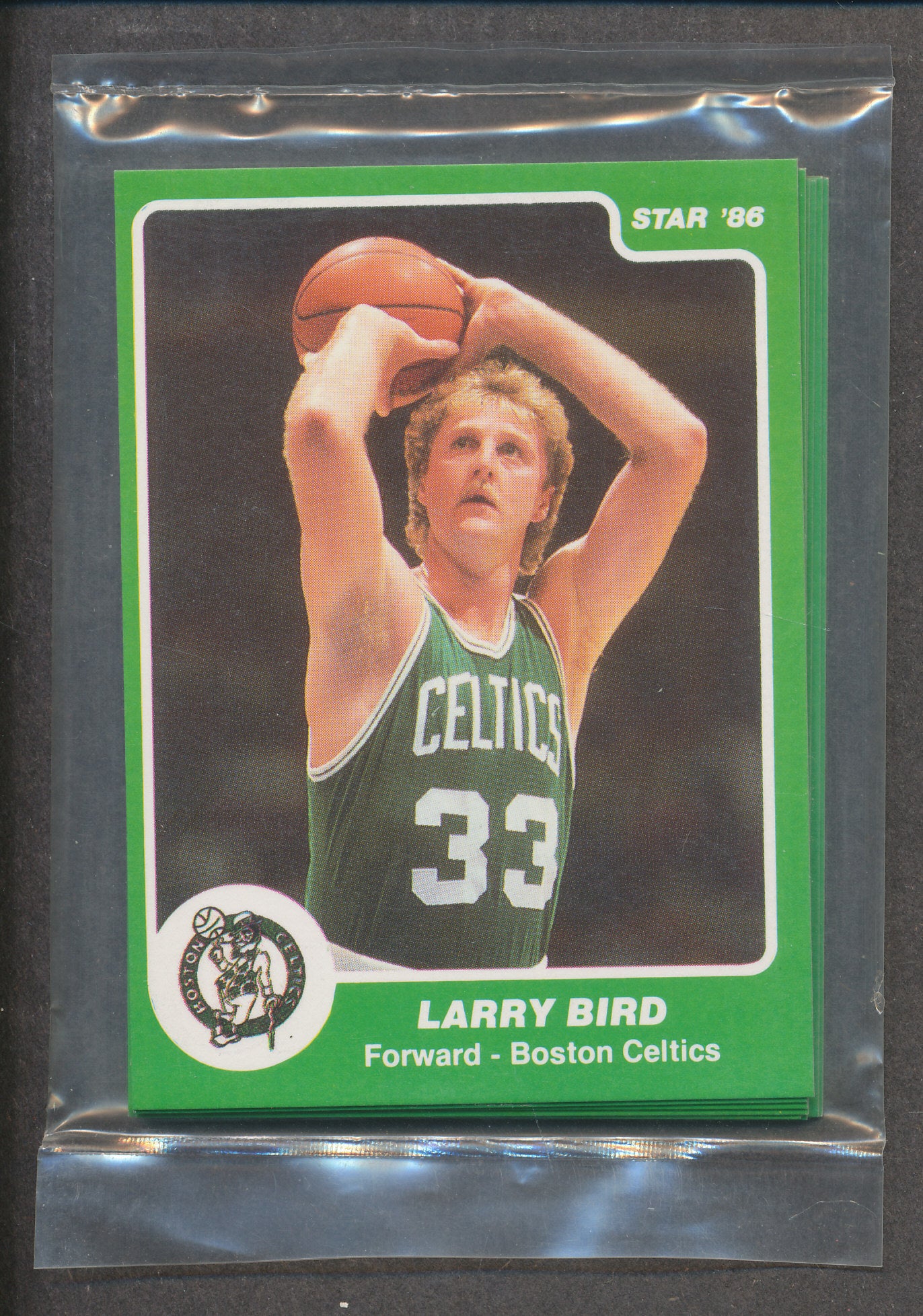 1985/86 Star Basketball Celtics Complete Green Set (Sealed)