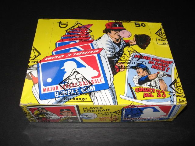 1979 Topps Baseball Comics Unopened Box (BBCE)