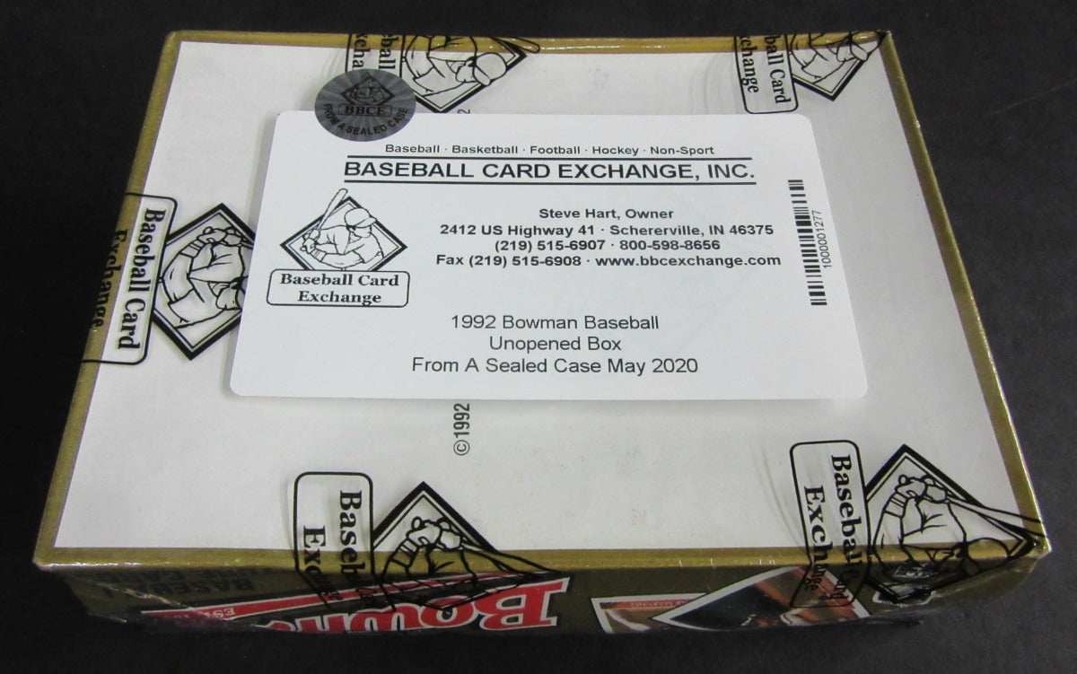 1992 Bowman Baseball Unopened Box (FASC)