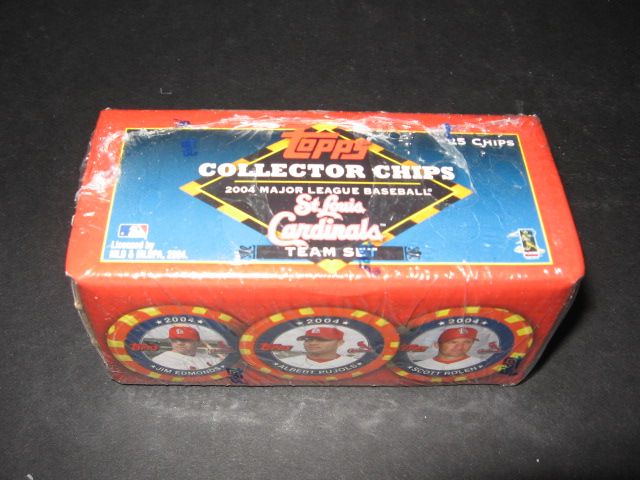 2004 Topps Baseball Collector Chips Factory Set (Cardinals)