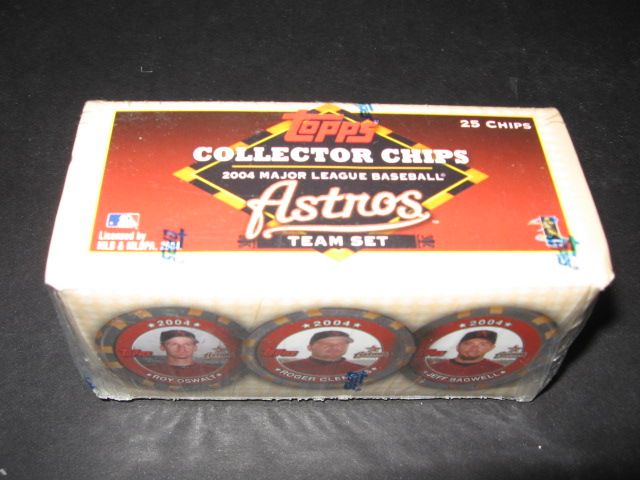 2004 Topps Baseball Collector Chips Factory Set (Astros)