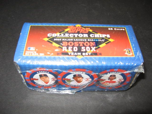 2004 Topps Baseball Collector Chips Factory Set (Red Sox)
