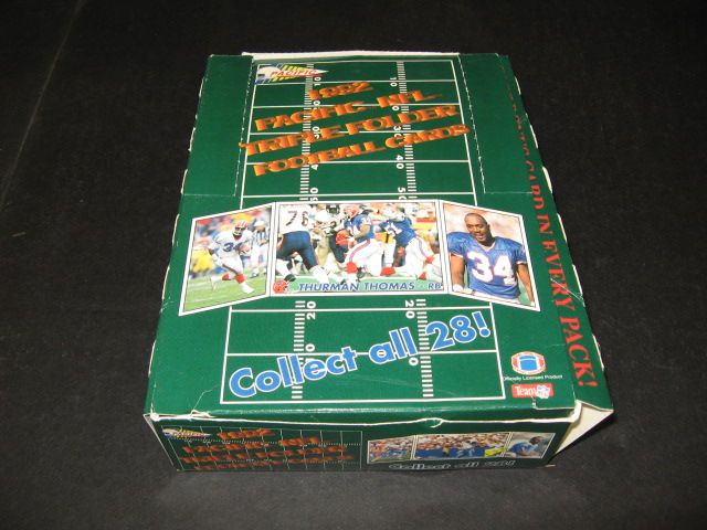 1992 Pacific Triple Folders Football Box