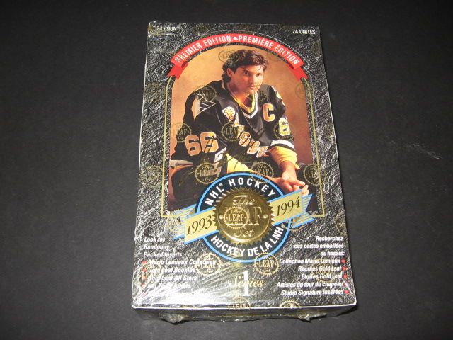 1993/94 Leaf Hockey Series 1 Box (Canadian) (24/)