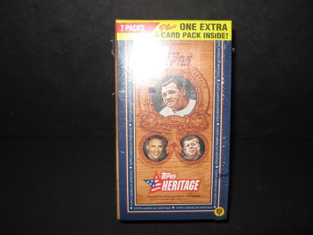 2009 Topps American Heritage Trading Cards Blaster Box (7/8)